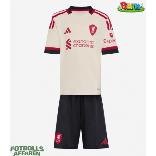 Liverpool Bortaställ Barn 2025-26 Kortärmad (+ Korta byxor)